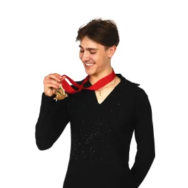 839 Competition Figure Skating Men's Black on Black Shirt