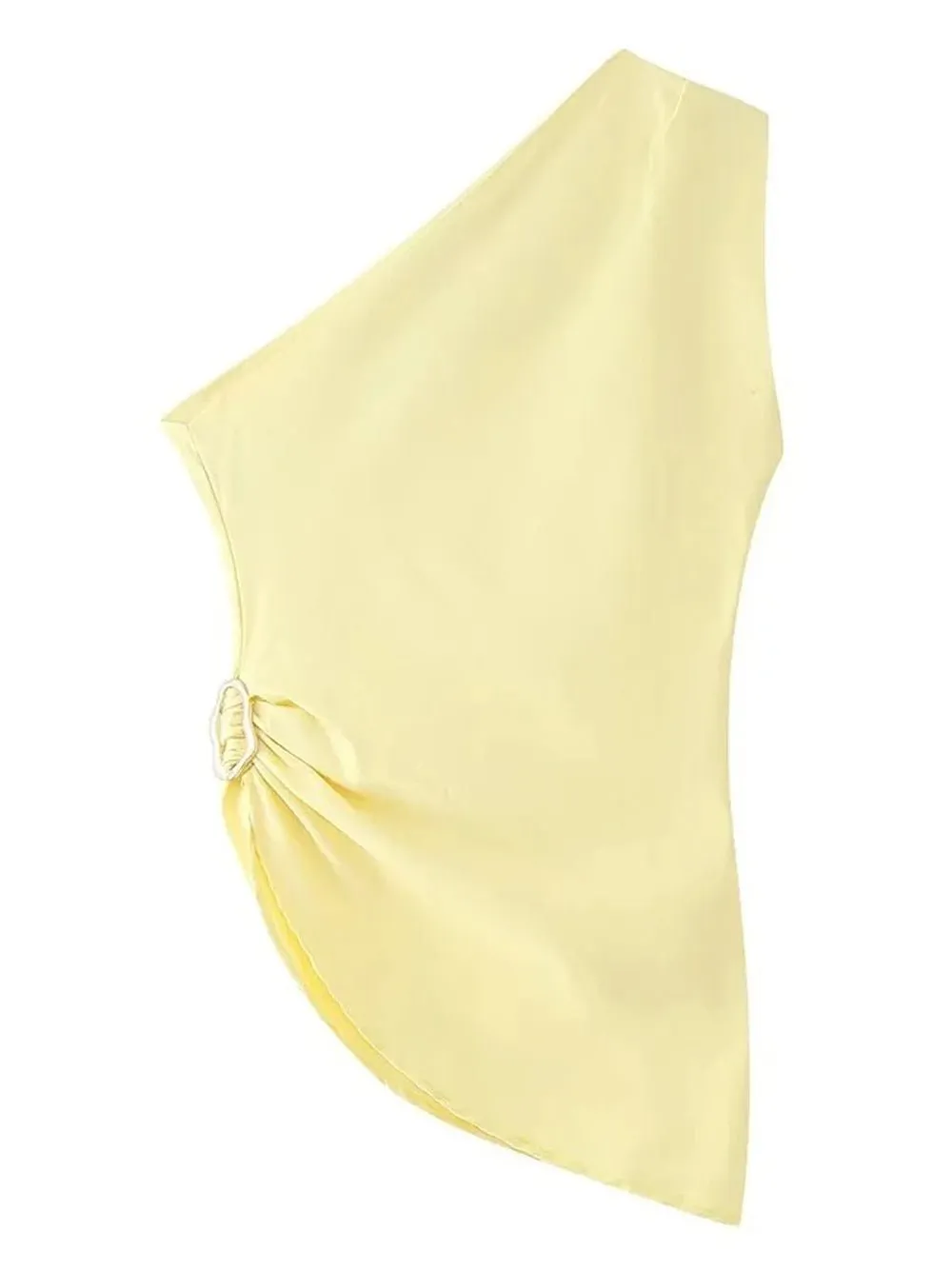 Autumn Ruffled One Shoulder Top
