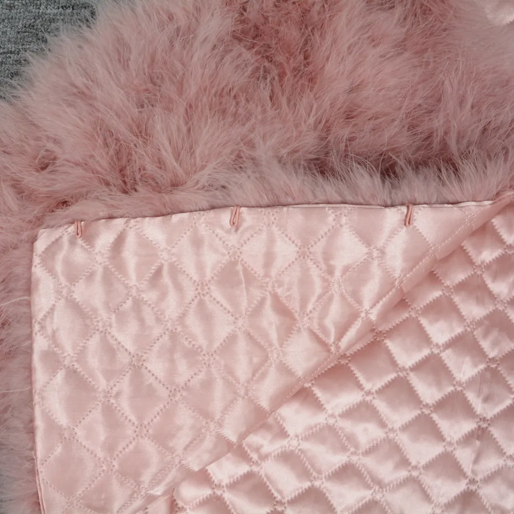 Boujee Feather Coat