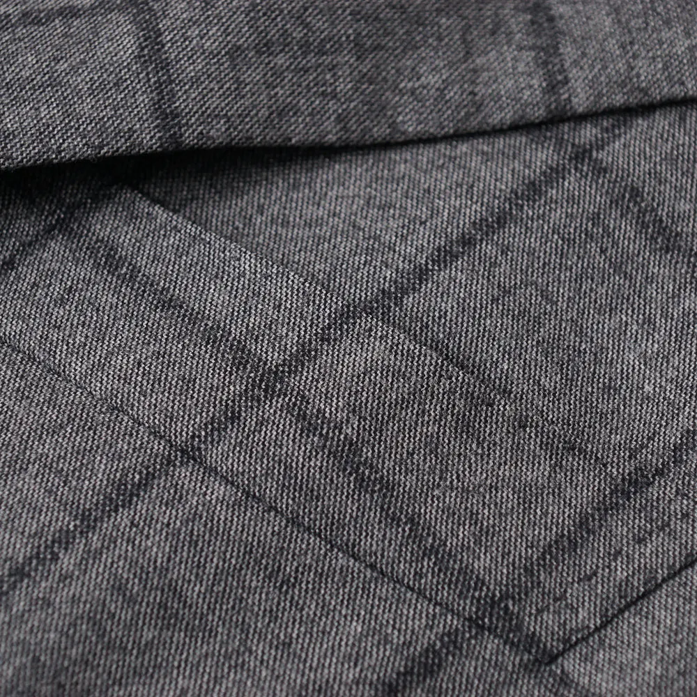 Cesare Attolini Gray Check Wool-Cashmere Suit