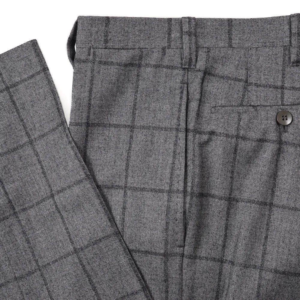 Cesare Attolini Gray Check Wool-Cashmere Suit