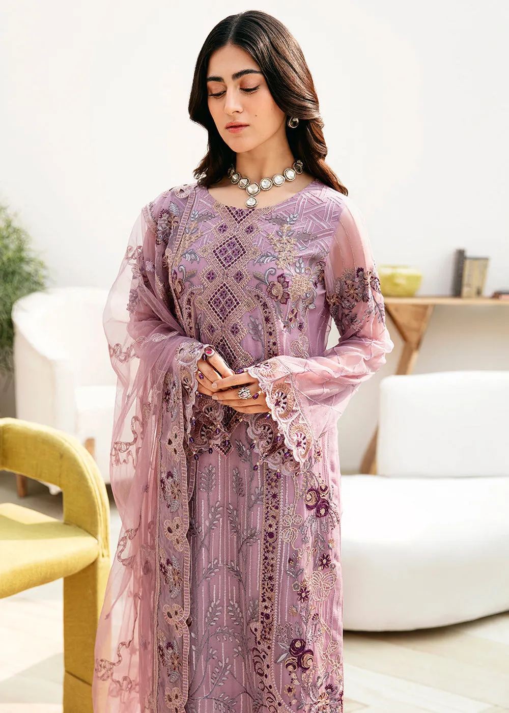 Chevron Chiffon Collection Volume 8 by Ramsha | A-801