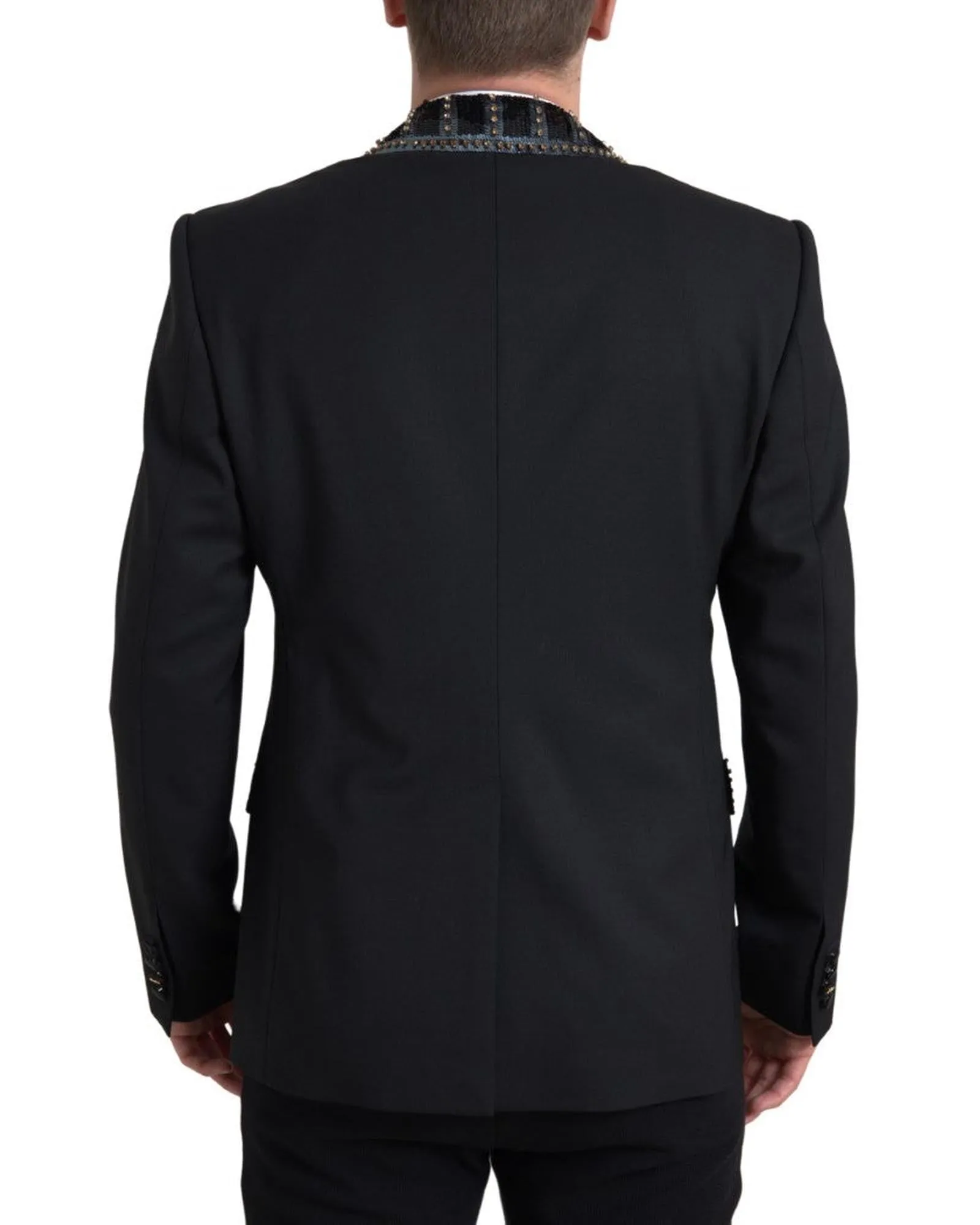 Dolce & Gabbana Men's Sequin Trim Blazer