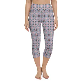 Earthly Pattern Women's Capri Yoga Pants