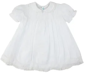 Feltman Brothers Collared Lace Slip Dress White 62613