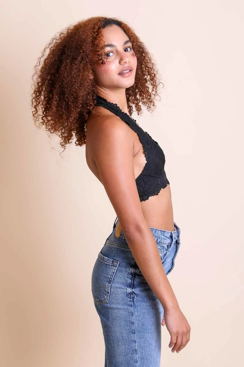 Floral Lace Halter