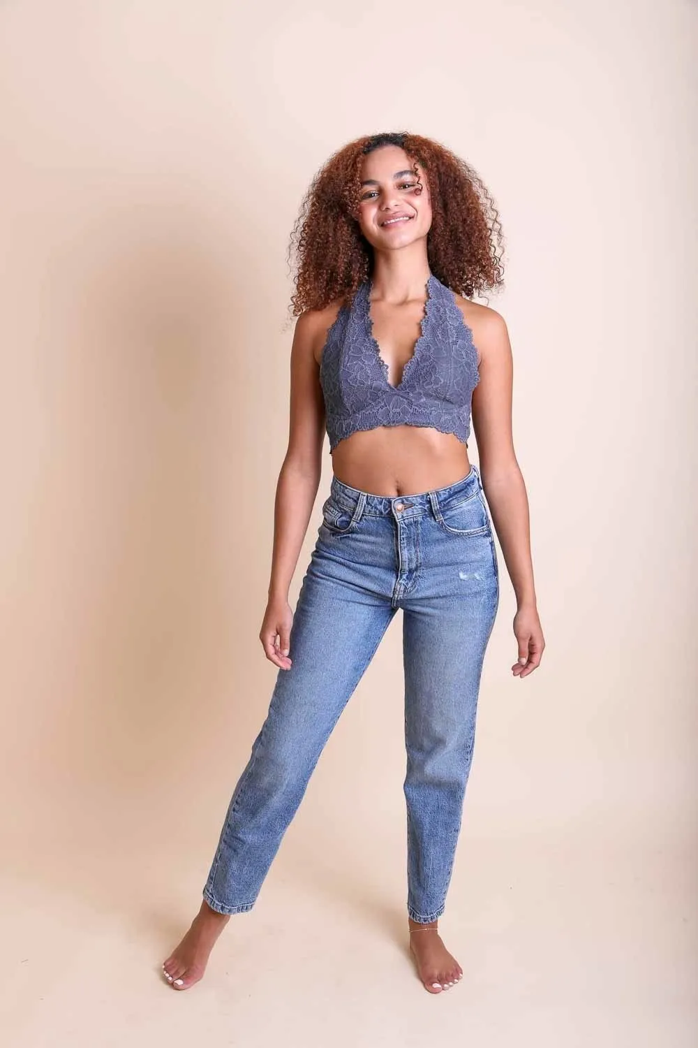 Floral Lace Halter