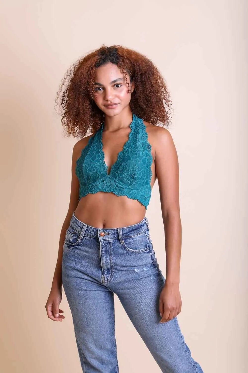 Floral Lace Halter