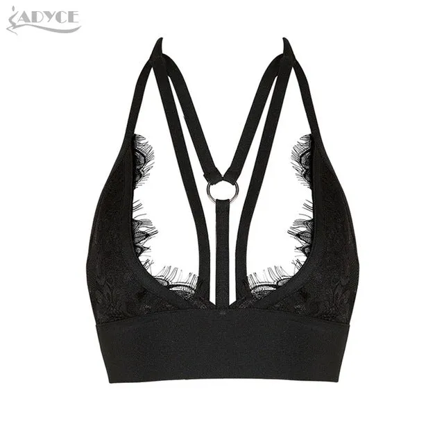 Halter Lace Backless Tank&Tops