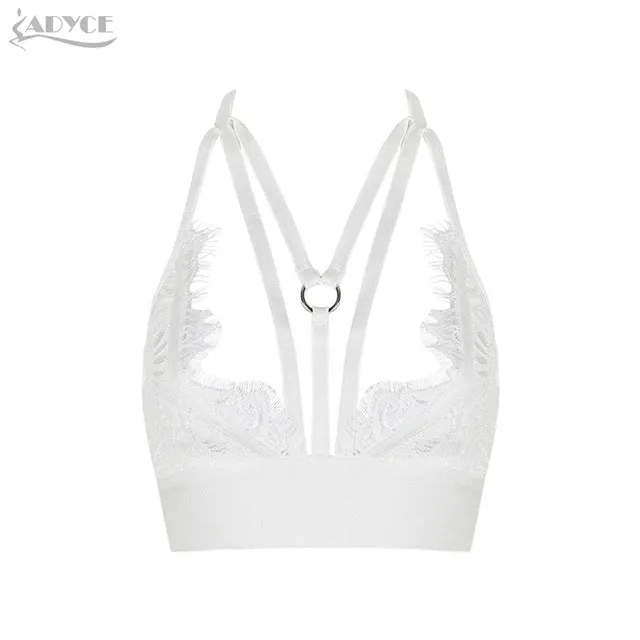 Halter Lace Backless Tank&Tops