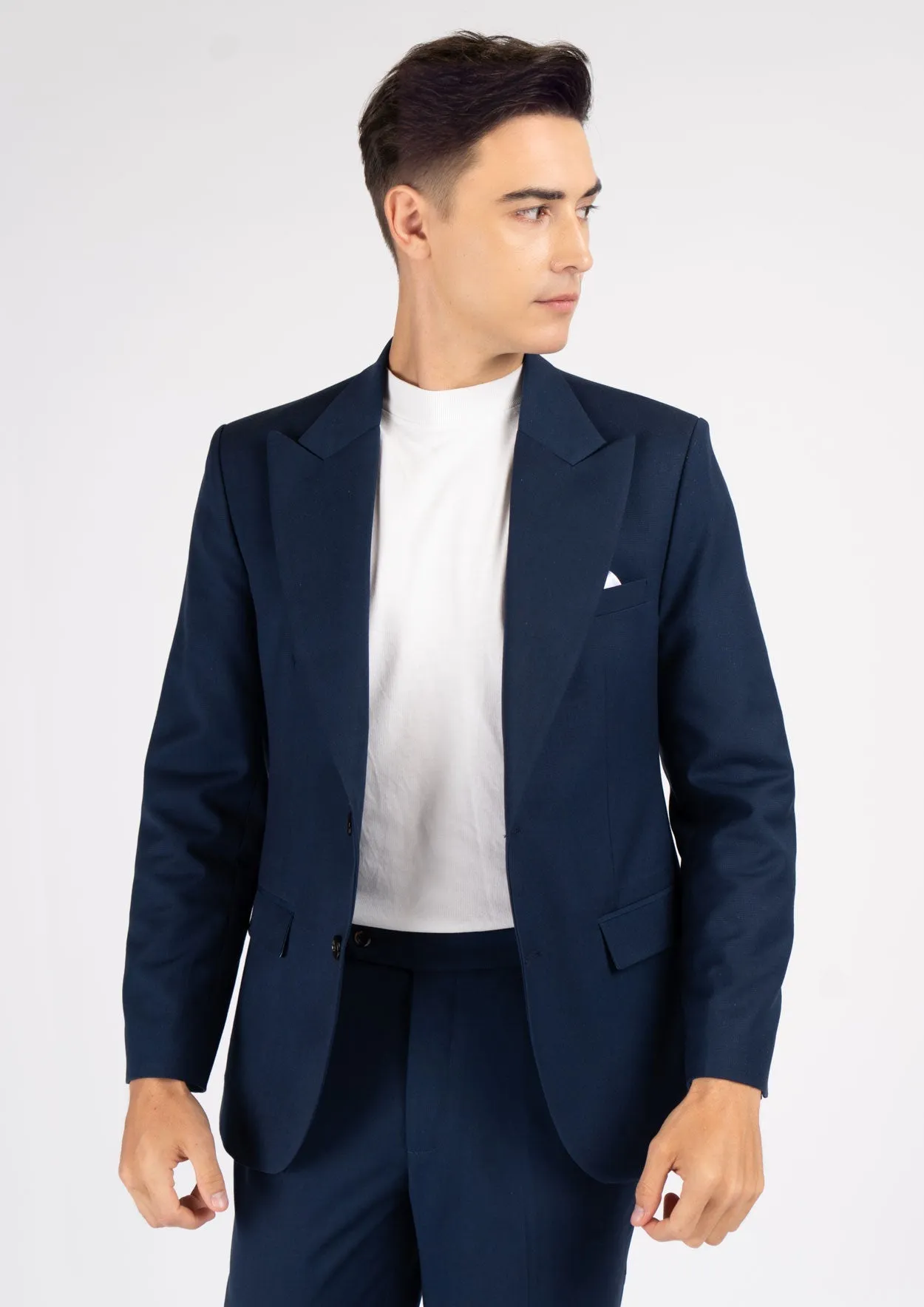 Hudson Navy Crosshatch Suit