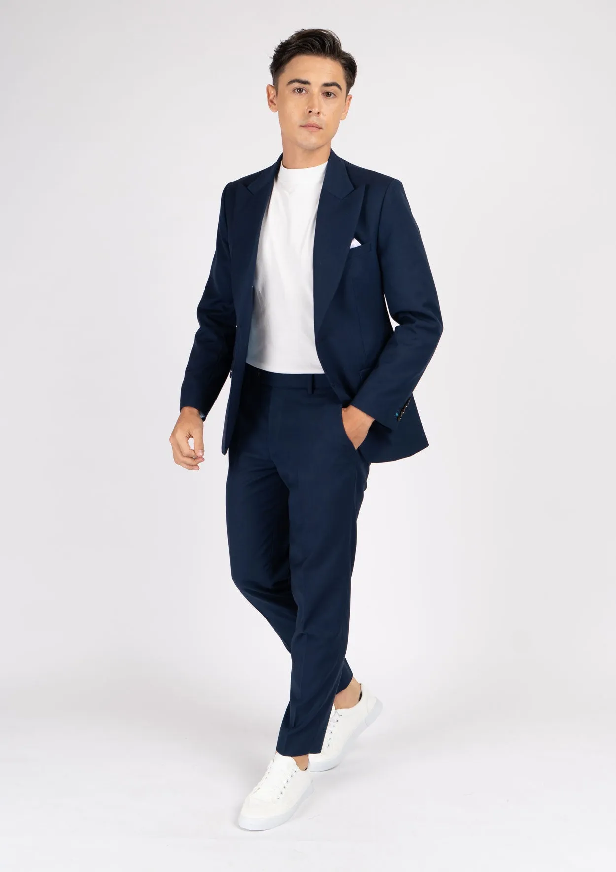 Hudson Navy Crosshatch Suit