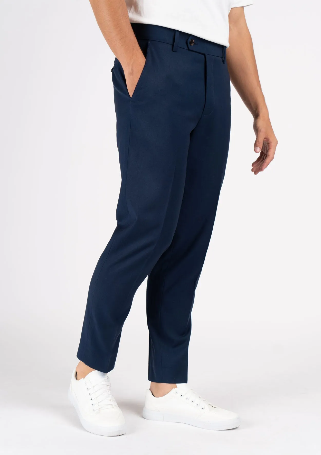 Hudson Navy Crosshatch Suit
