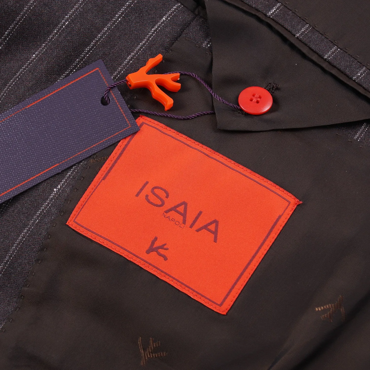 Isaia Striped Super 130s Wool Suit