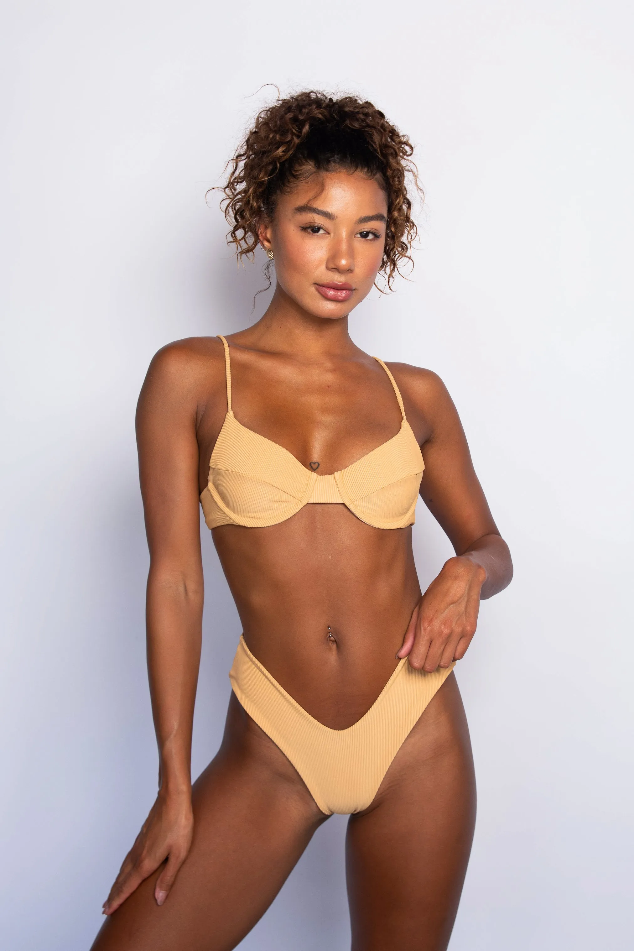 Kate Top - Nude Classic Ribbed