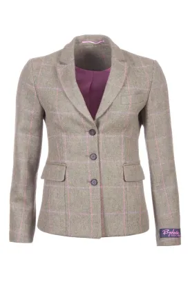 Ladies Short Fitted Tweed Jacket Blazer