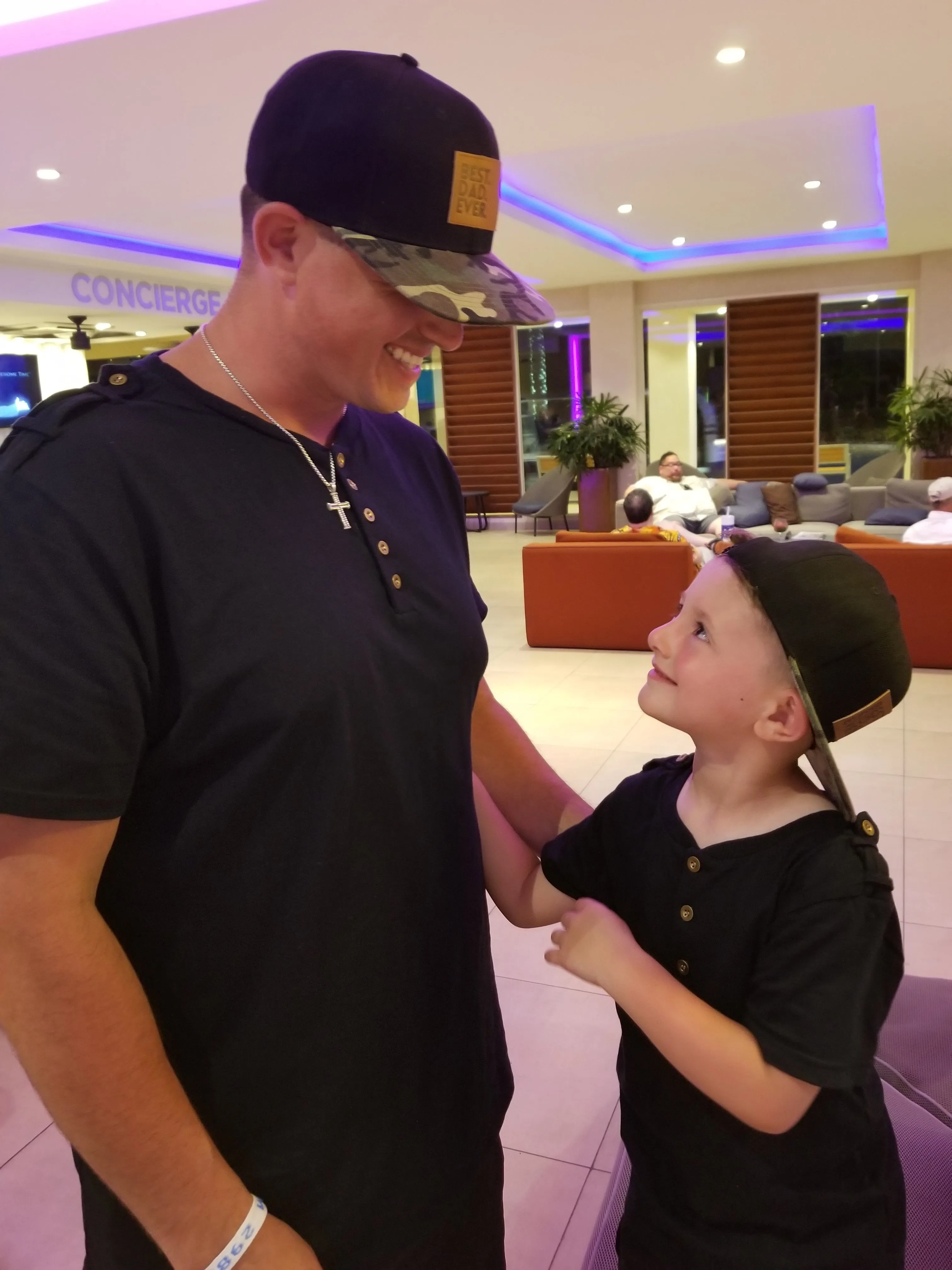 Littlest Prince Black Military Shoulder Shirt