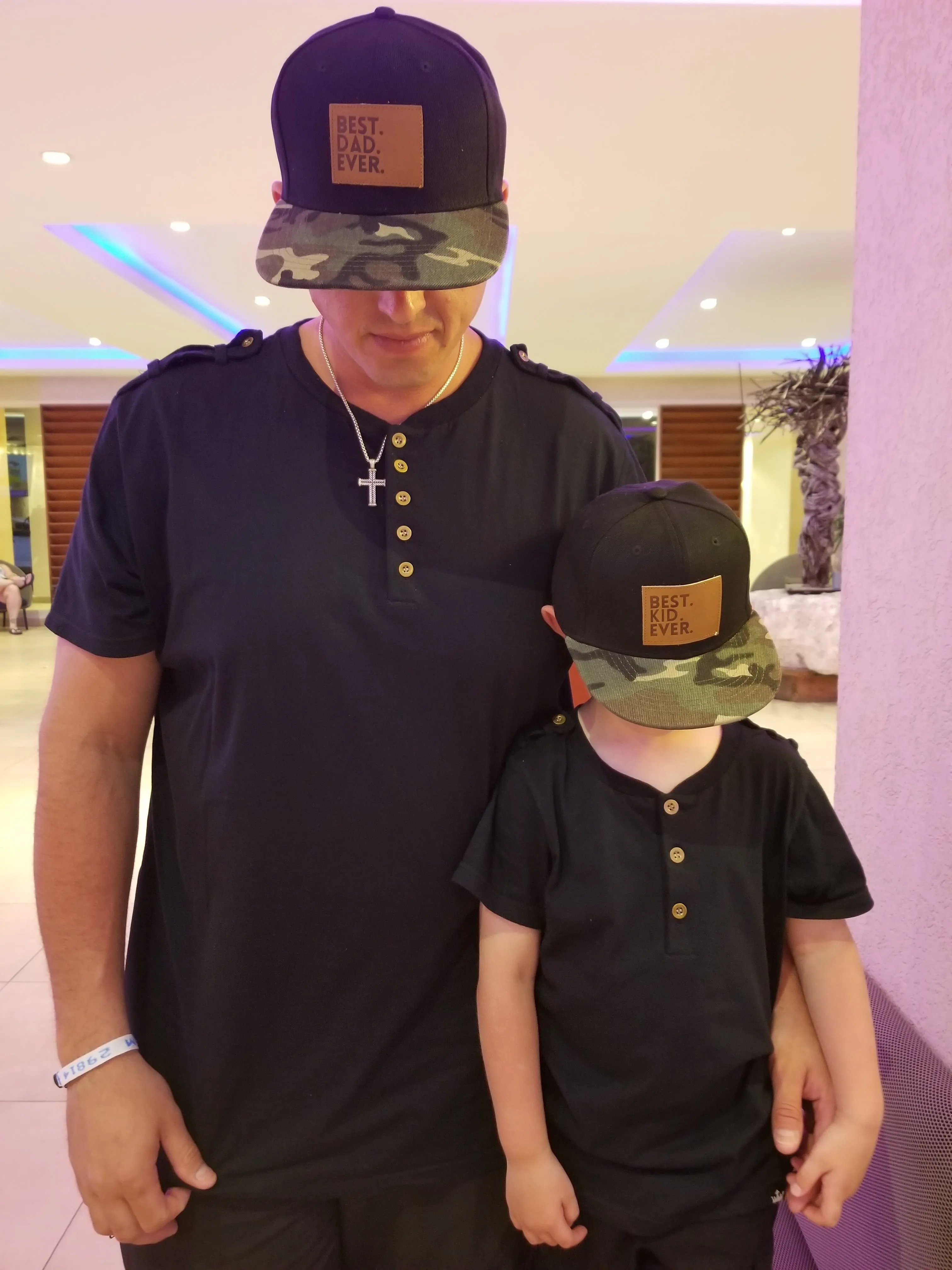 Littlest Prince Black Military Shoulder Shirt