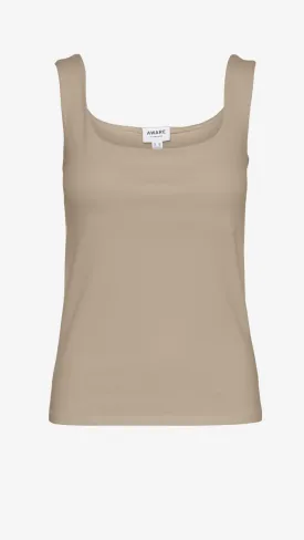 Lola Brown Nude Tank Top