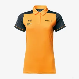 McLaren Womens Polo, Team, Orange, 2022