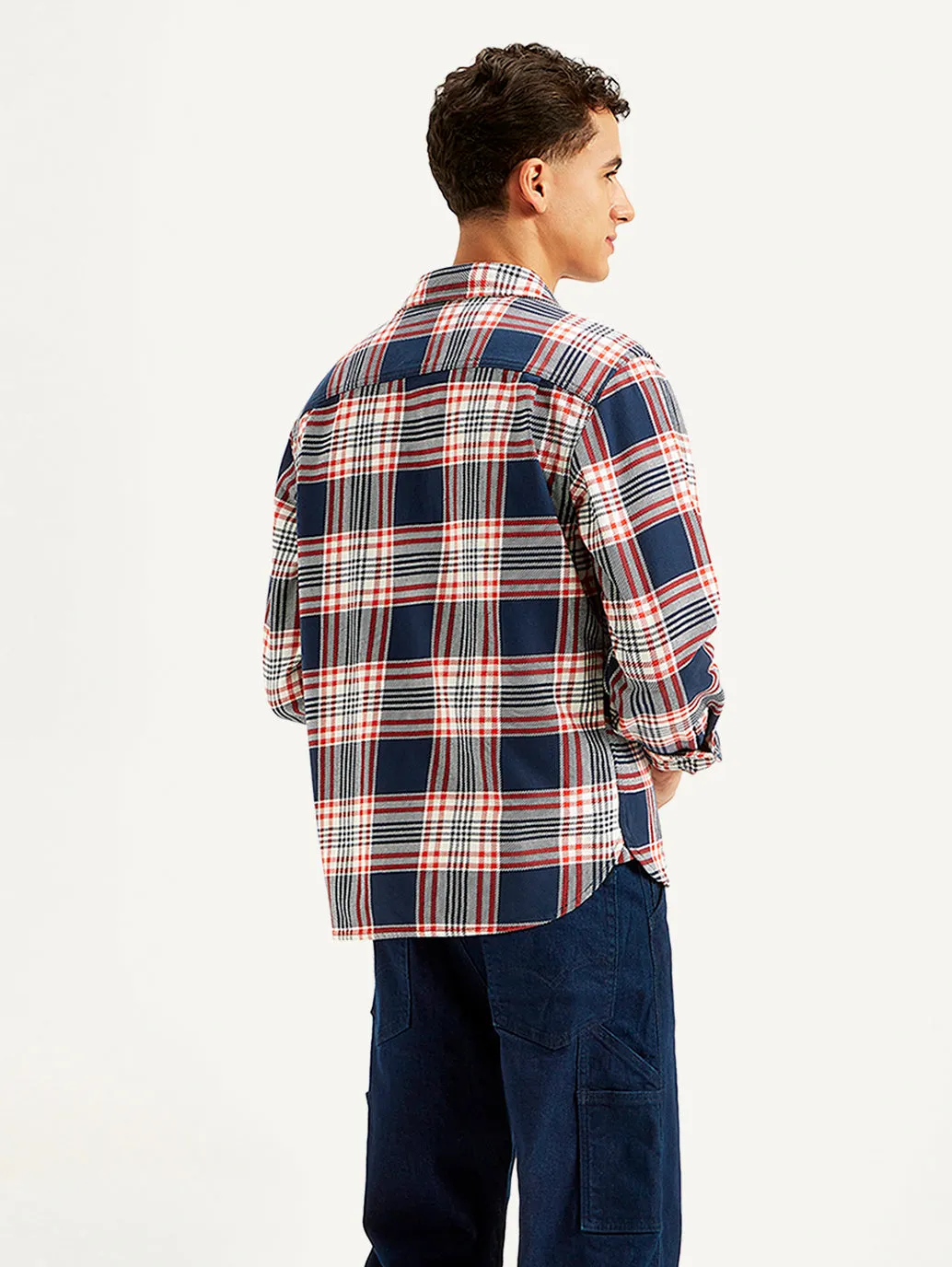 Men's Plaid Regular Fit Shirt
