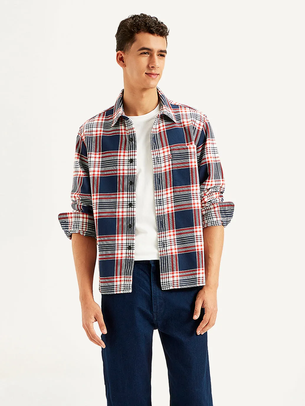 Men's Plaid Regular Fit Shirt