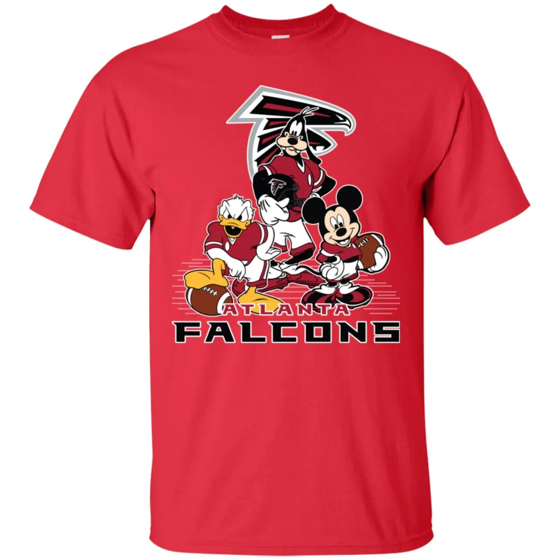 Mickey Mouse Atlanta Falcons American Football Nfl Sports Shirt