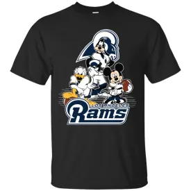 Mickey Mouse Los Angeles Rams American Football Nfl Sports Shirt