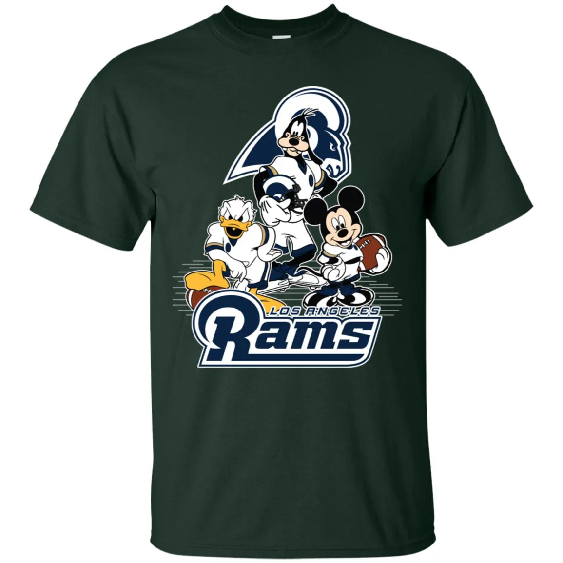 Mickey Mouse Los Angeles Rams American Football Nfl Sports Shirt