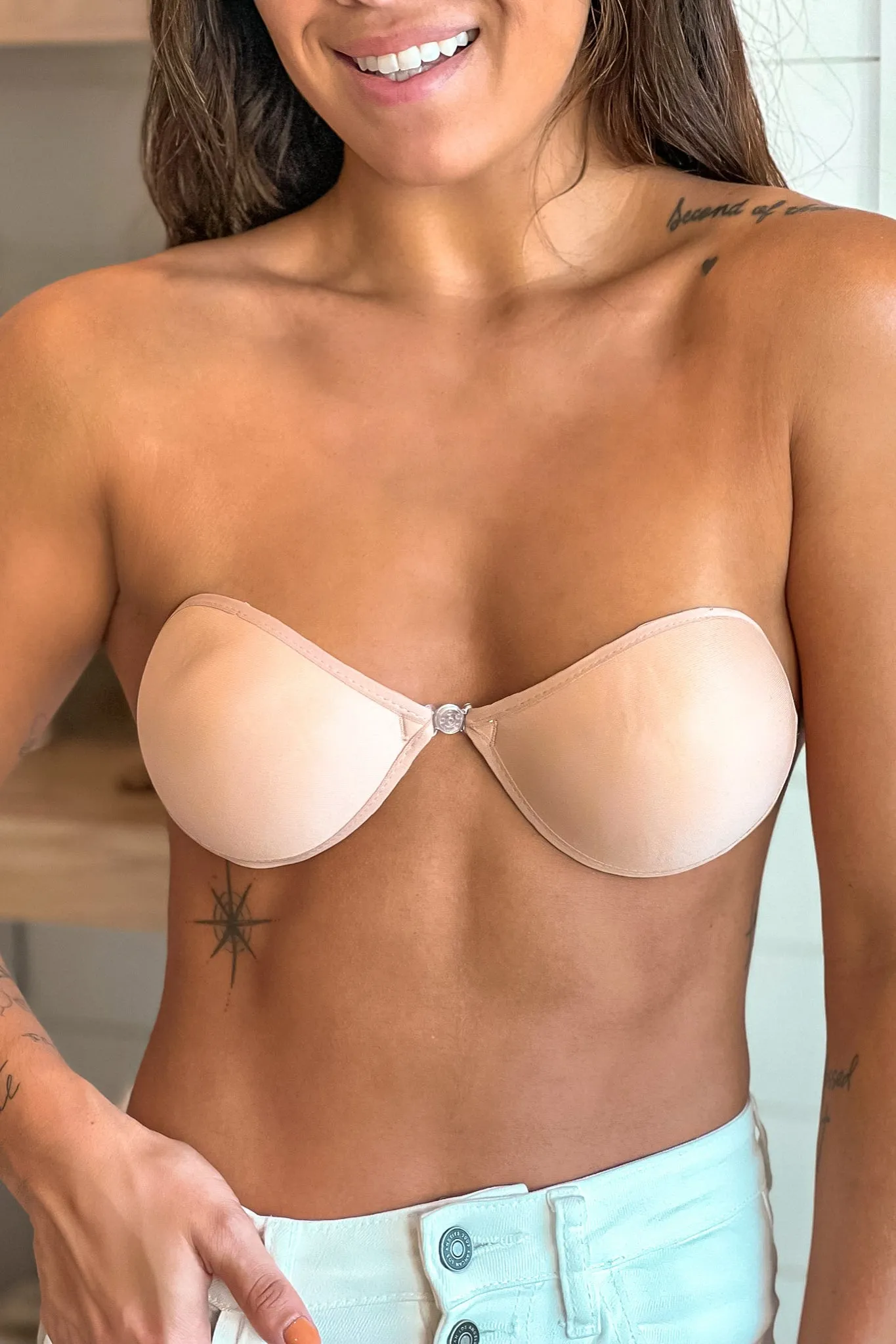 Nude Push Up Sticky Bra