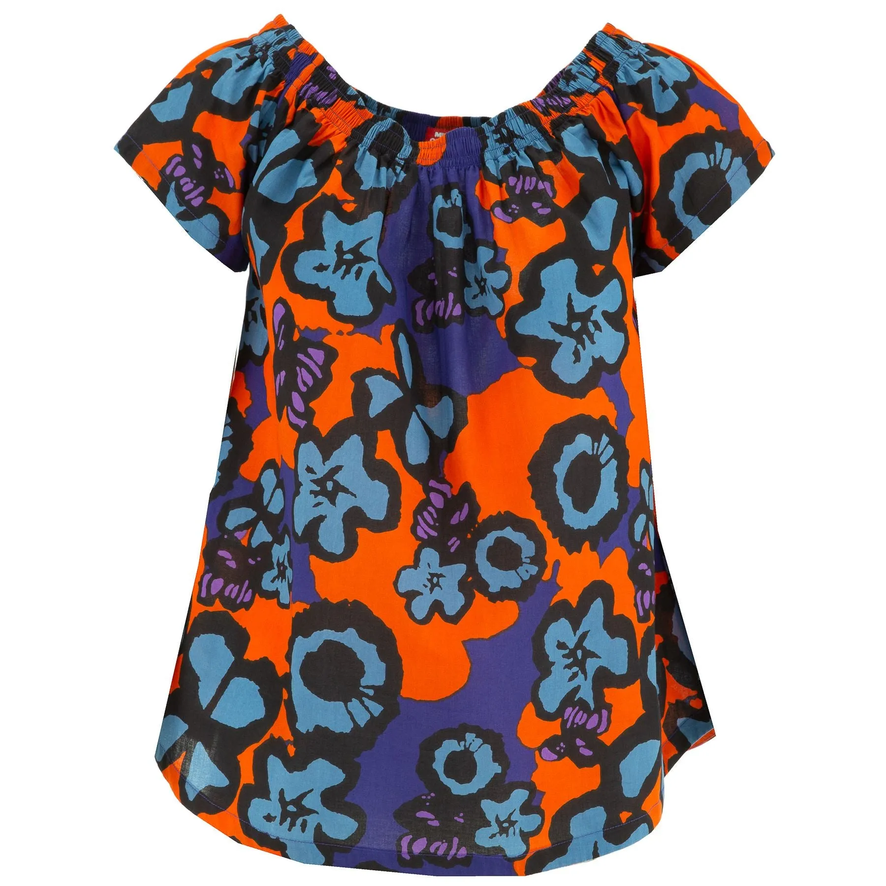 Off The Shoulder Summer Top - Flower Power