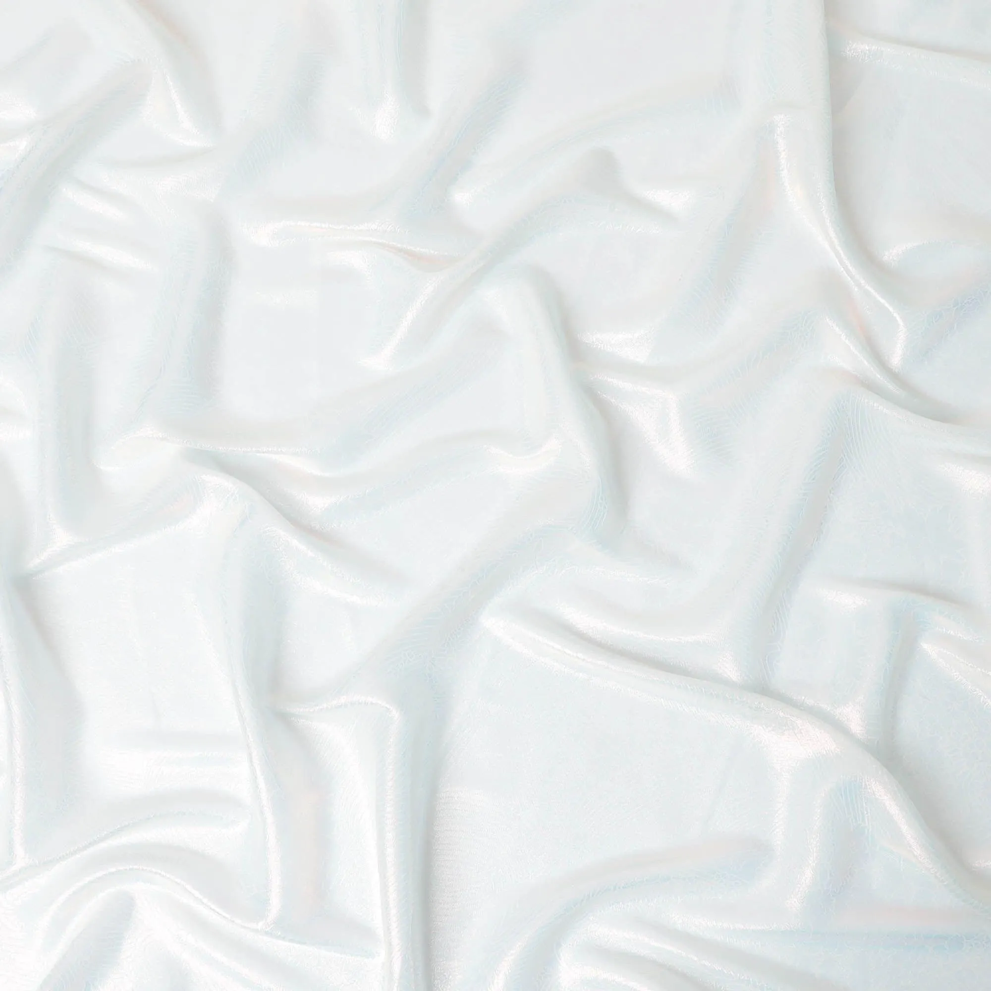 Pearl river grey synthetic chiffon fabric with same tone metallic lurex in floral design-D10113