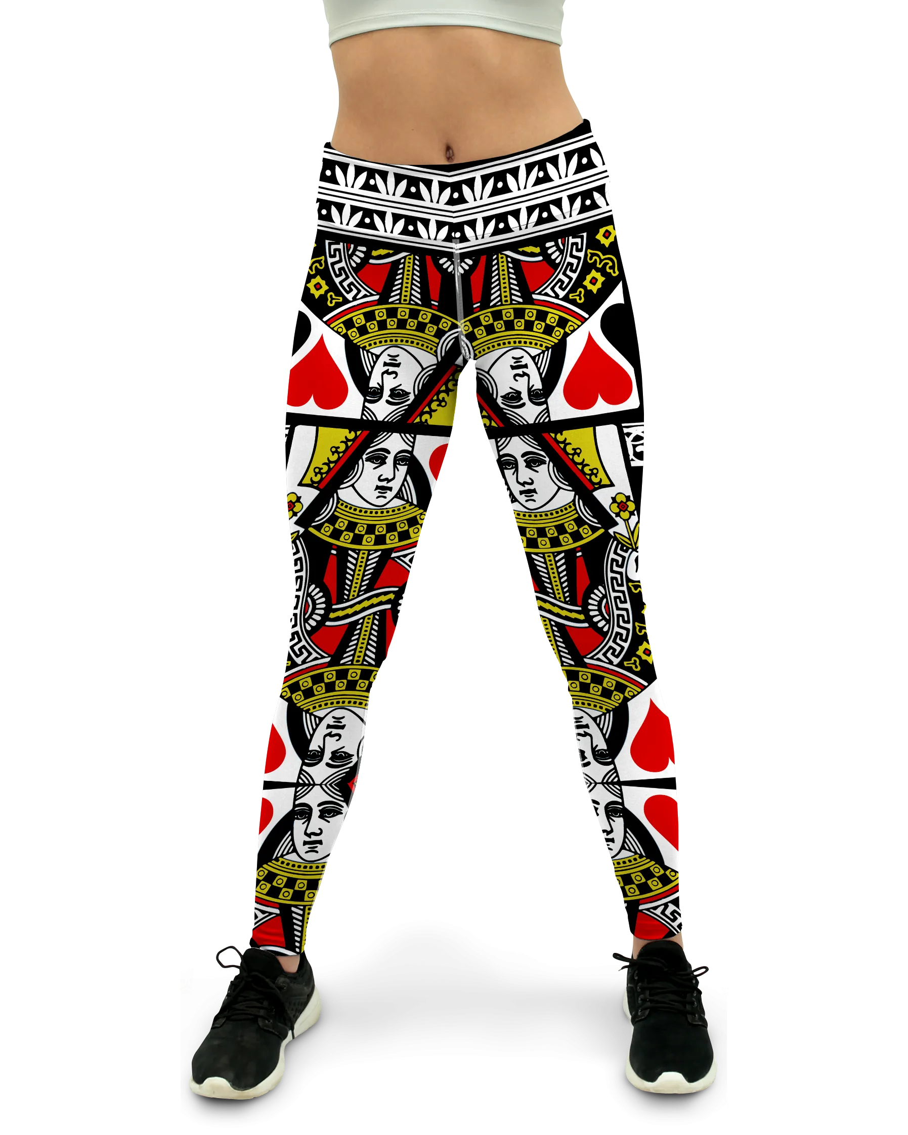 Queen of Hearts Yoga Pants