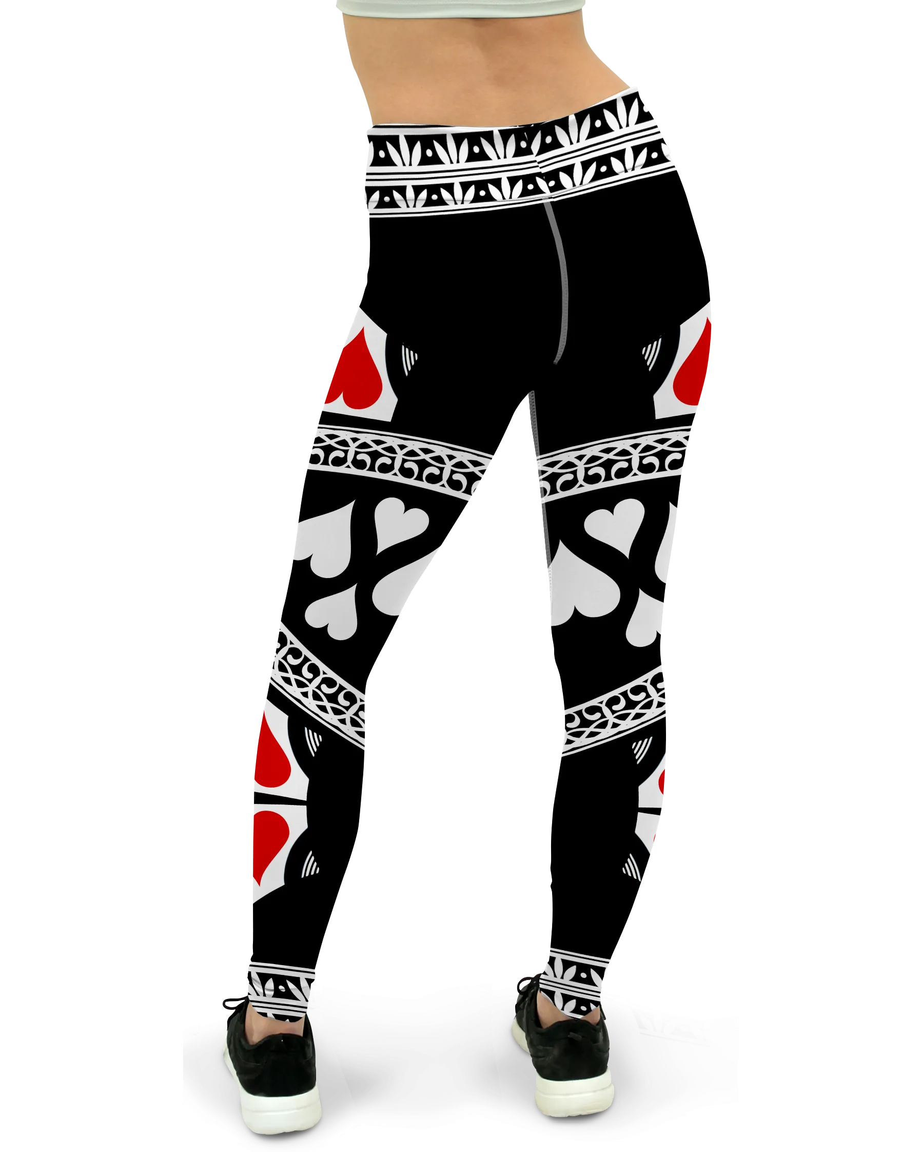 Queen of Hearts Yoga Pants