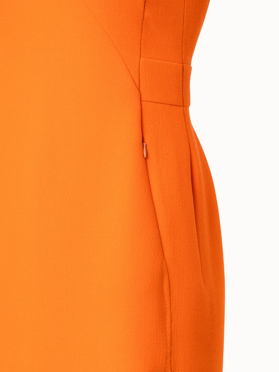 Sheath Dress Wool Crêpe Double-Face