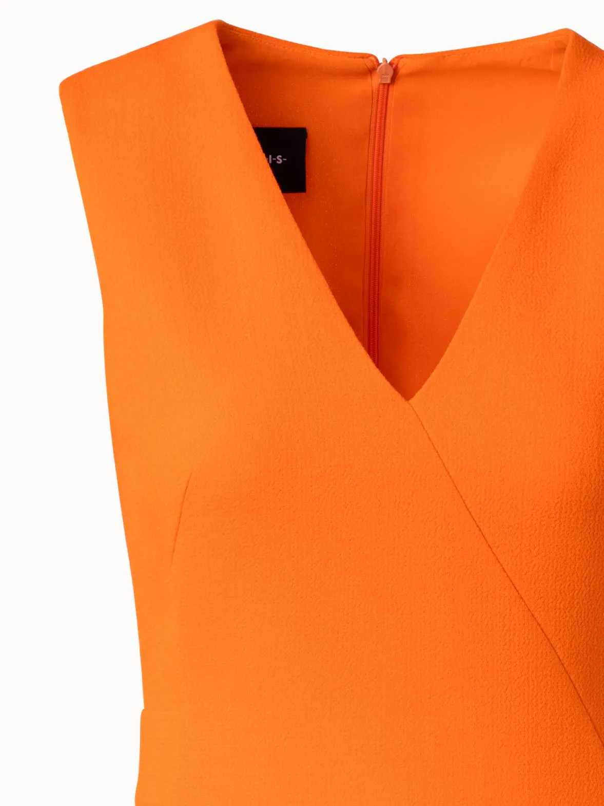 Sheath Dress Wool Crêpe Double-Face