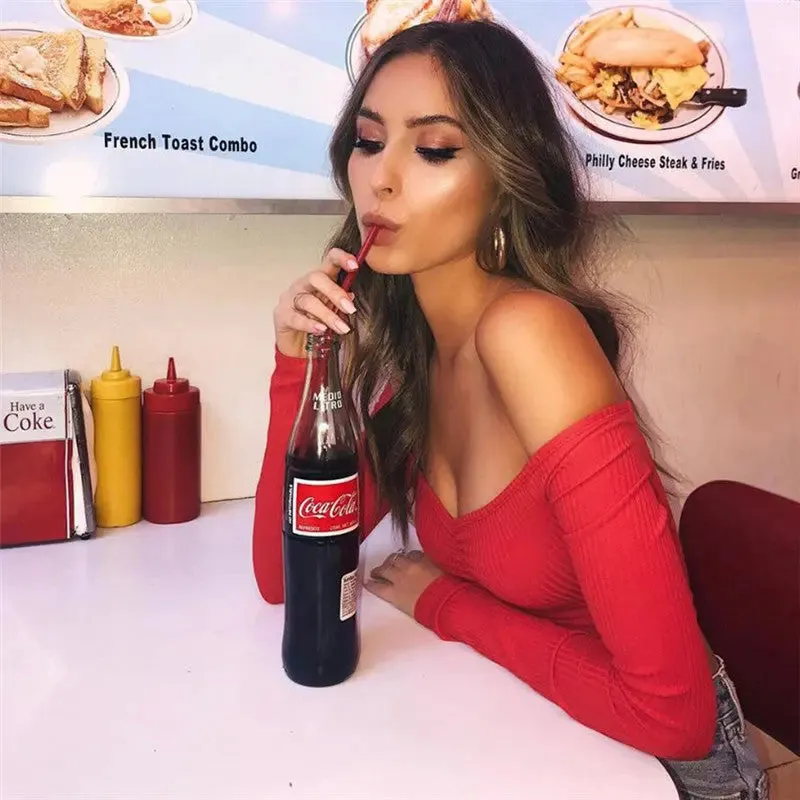 Short cropped shoulder top
