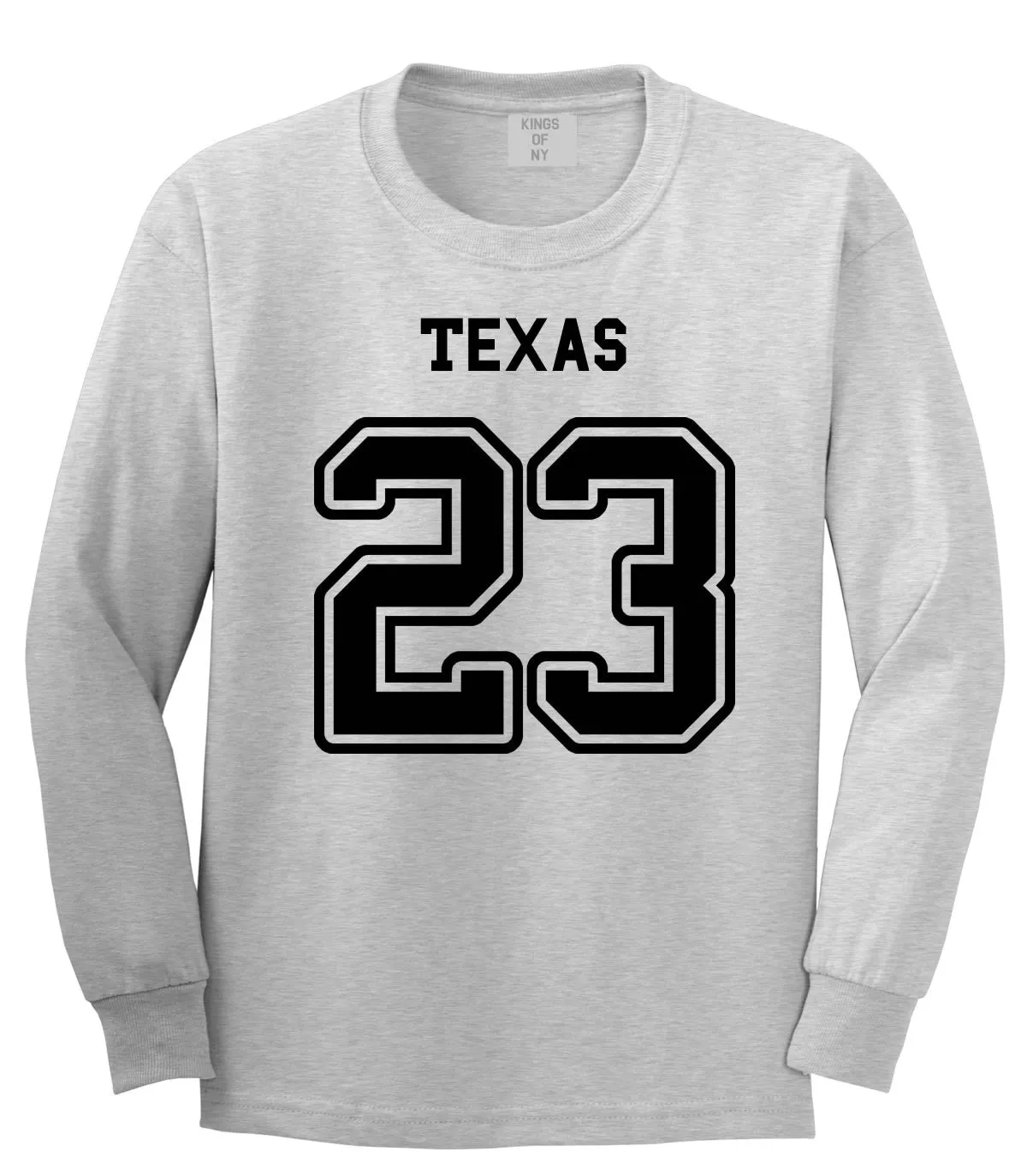 Sport Style Texas 23 Team State Jersey Long Sleeve T-Shirt