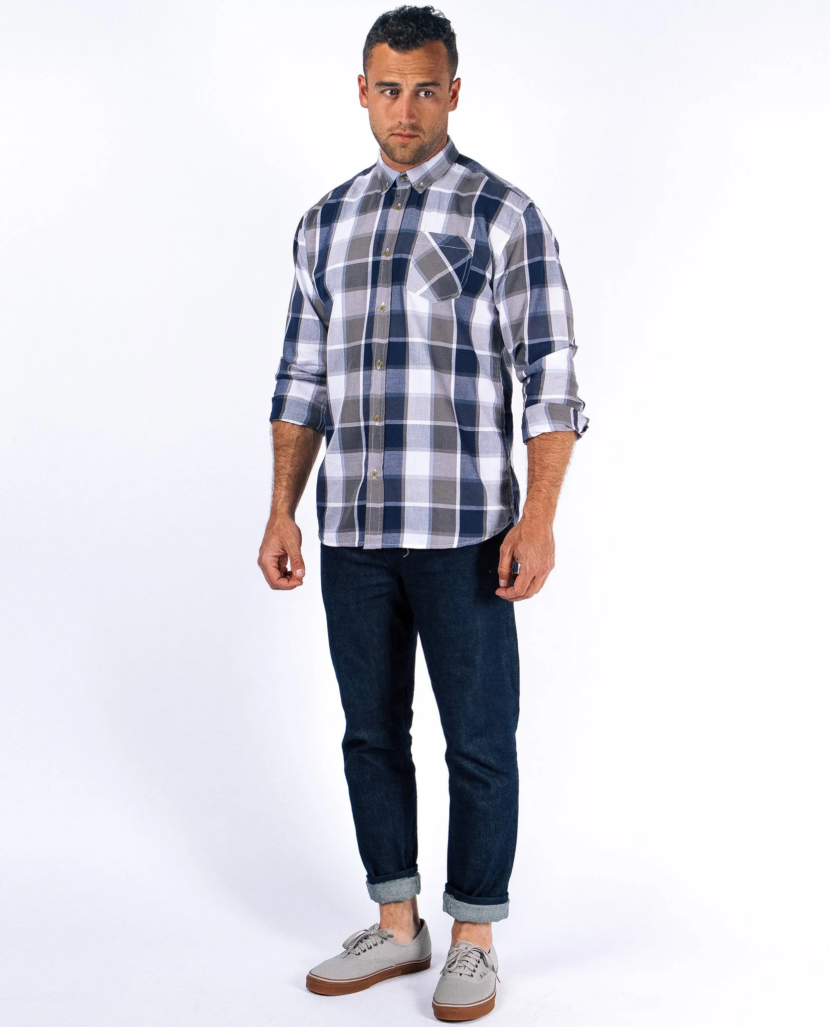 Statement Plaid Buttonup