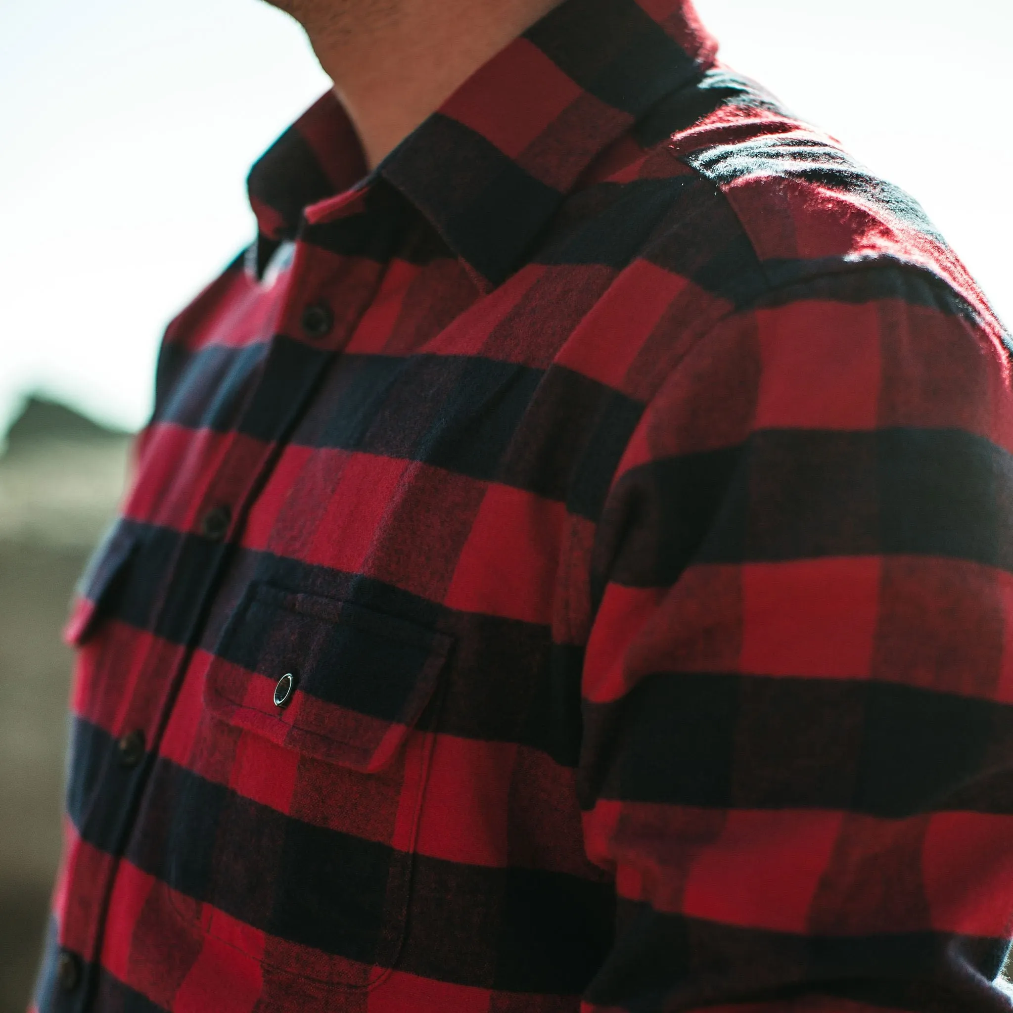 The Yosemite Shirt in Red Buffalo Plaid