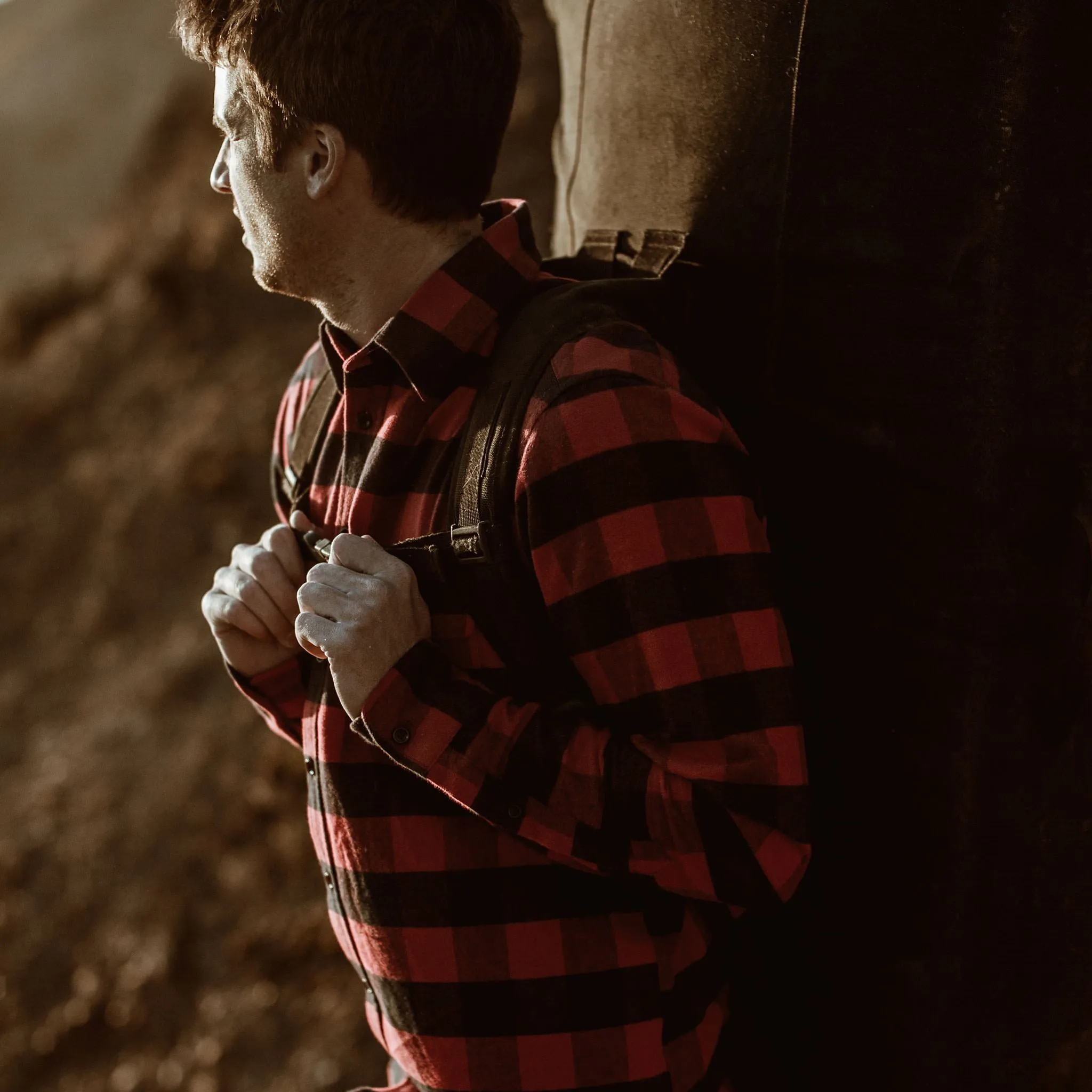 The Yosemite Shirt in Red Buffalo Plaid