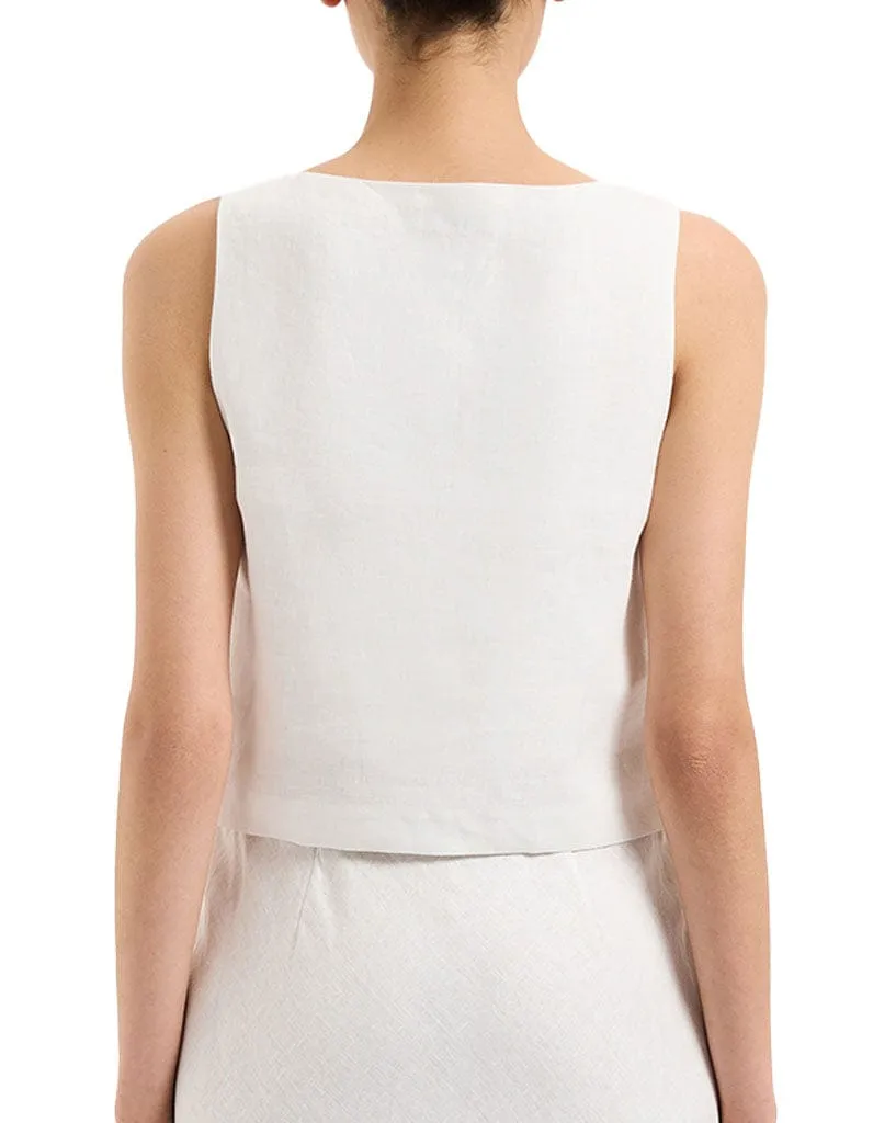 Thilda Linen Top