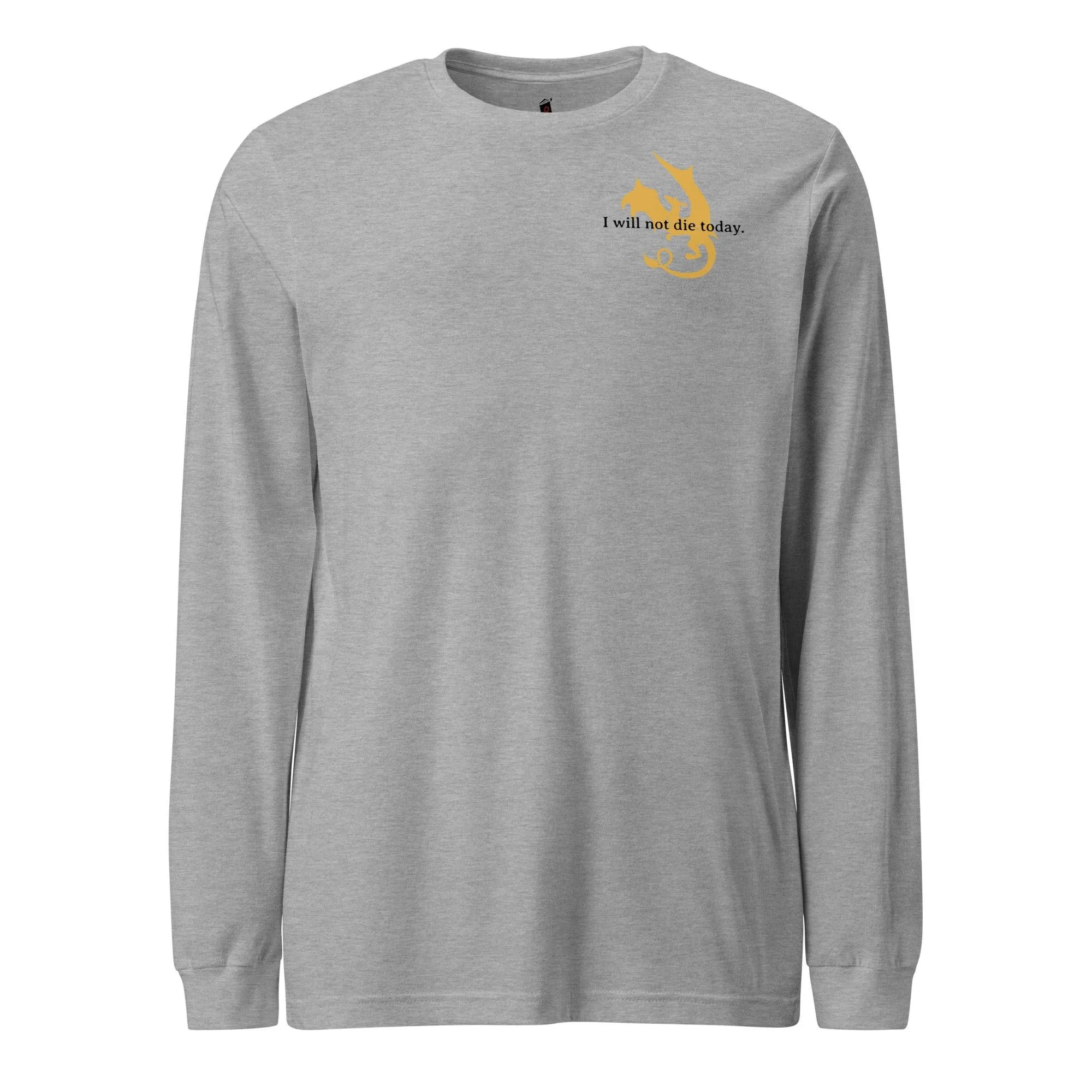 Long-Sleeved T-Shirt featuring Dragon Relic Design by Violet Sorrengail – Ideal for Dragon Enthusiasts